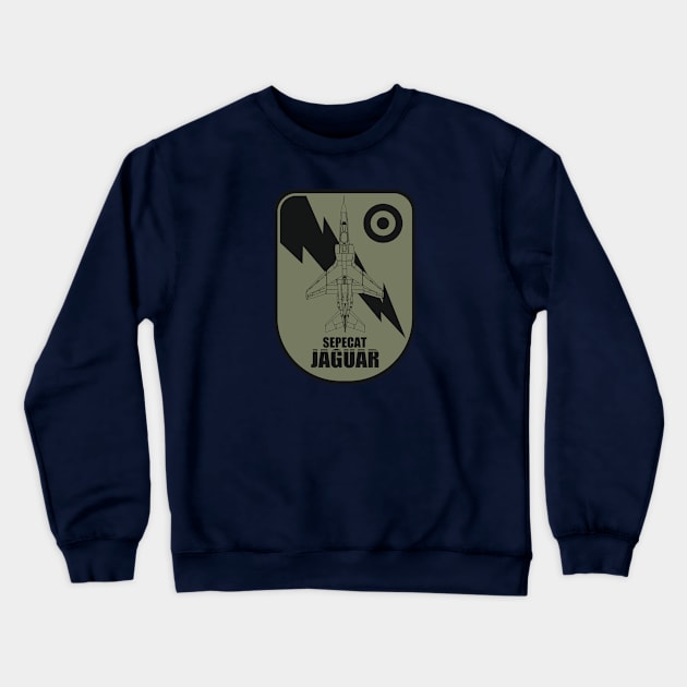 Sepecat Jaguar Crewneck Sweatshirt by Tailgunnerstudios